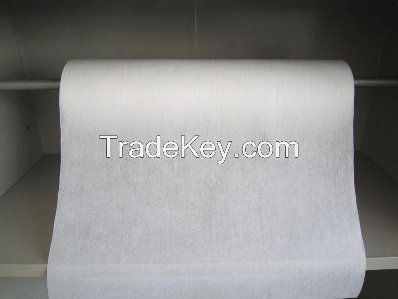 50%viscose 40gsm plain spunlace nonwoven cleaning cloth for wet wipe