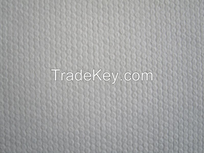 dot embossed spunlace nonwoven fabric