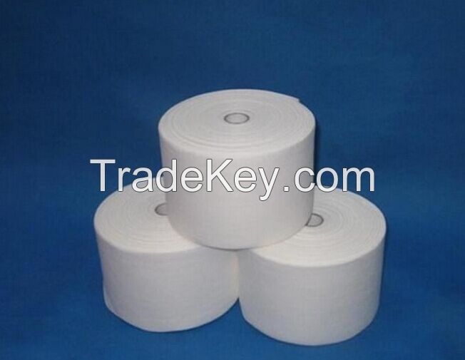 100% bamboo fiber spunlace nonwoven fabric roll for anti-bacterial products