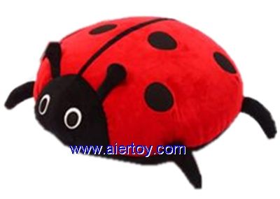 Happy Relax Ladybug Pillow