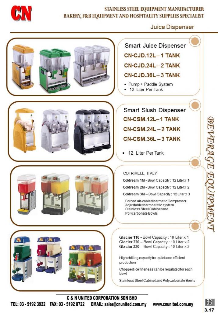 BEVERAGE EQUIPMENT