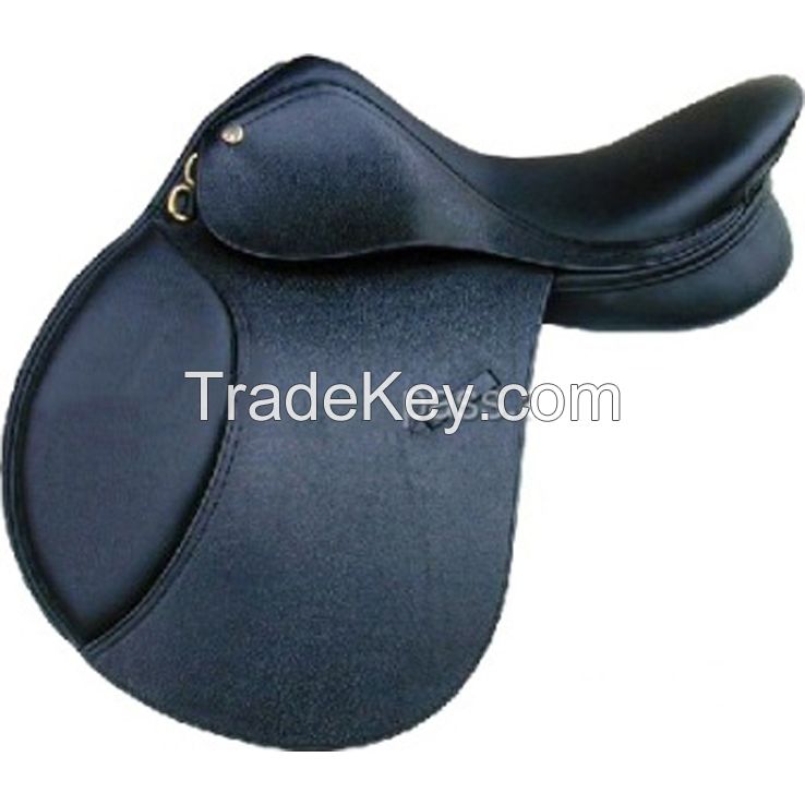 show leather jumping Horse saddle , size 12,13,14,15,16,17,18