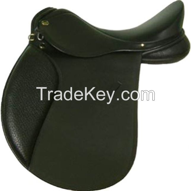 show leather close contact Horse saddle , size 12,13,14,15,16,17,18