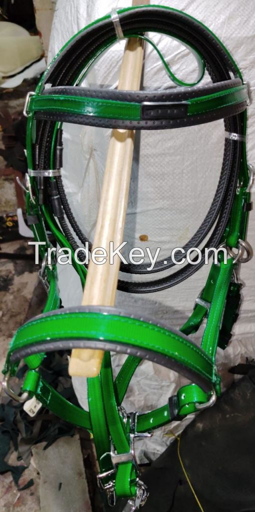 Genuine imported material Zelko bio endurance bridles green with complete set rust proof fitting