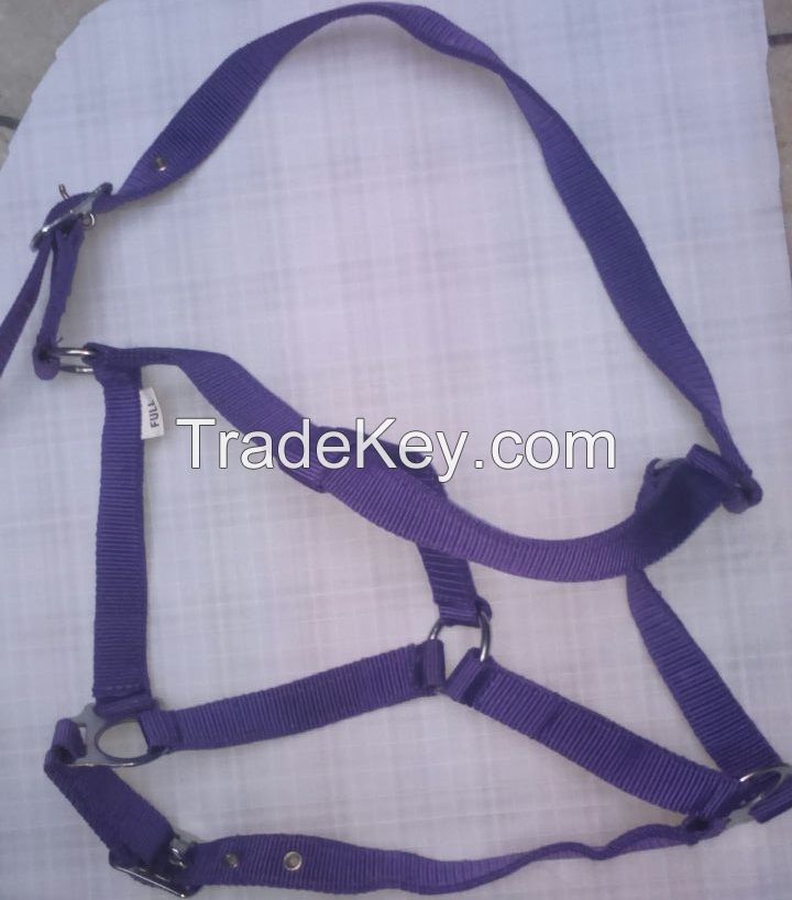 PP Horse Halters grey with rubber padding , size pony cob,full