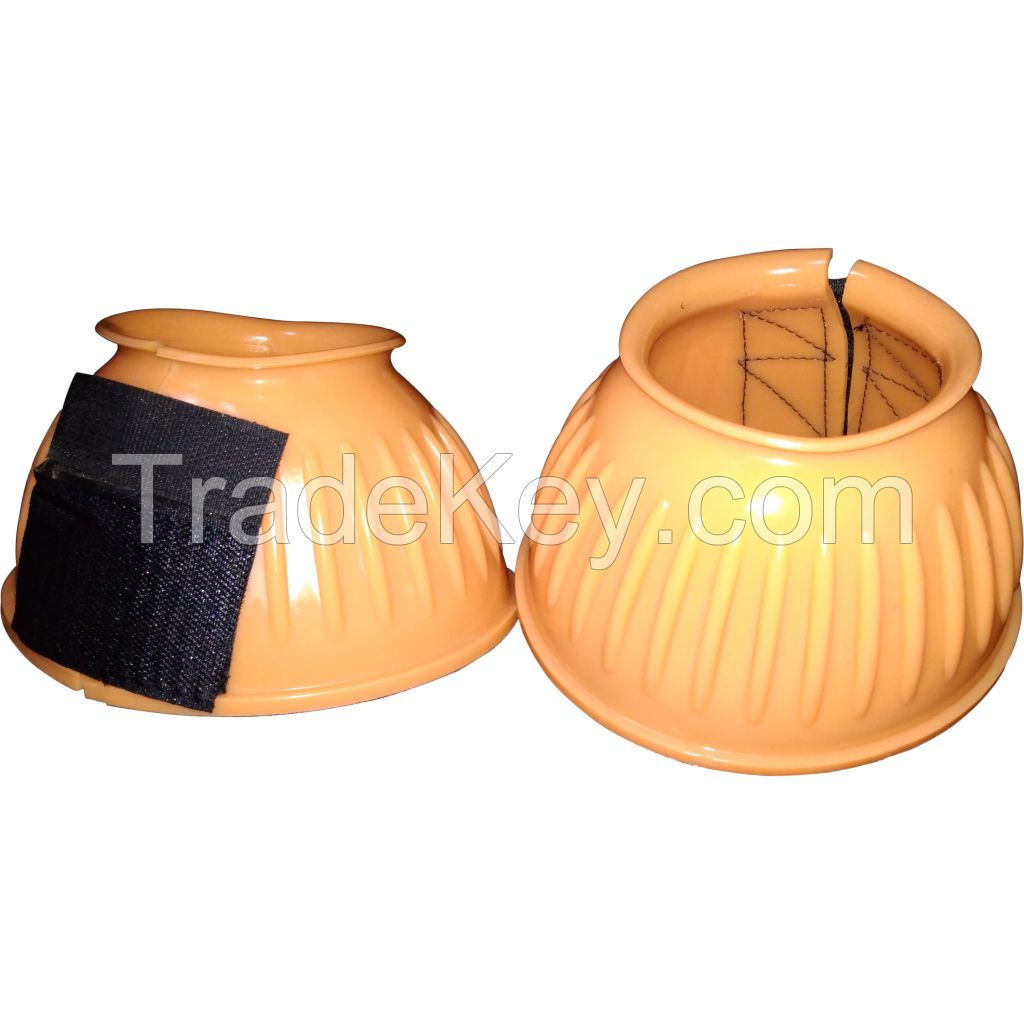 Genuine imported quality Rubber horse bell boots Blue