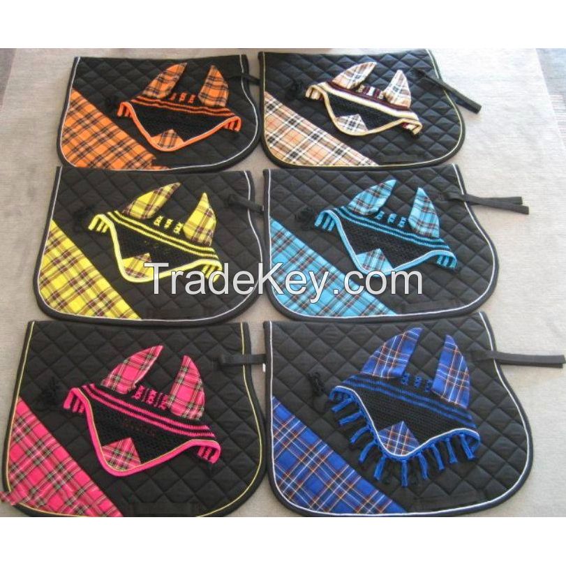 Genuine imported material Colorful dressage saddle pads for horse 