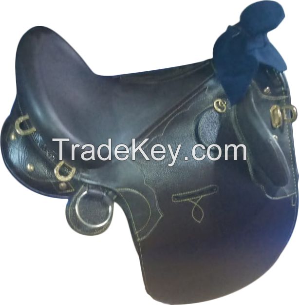 Genuine imported Synthetic Australian stock saddle Tan with rust proof fittings