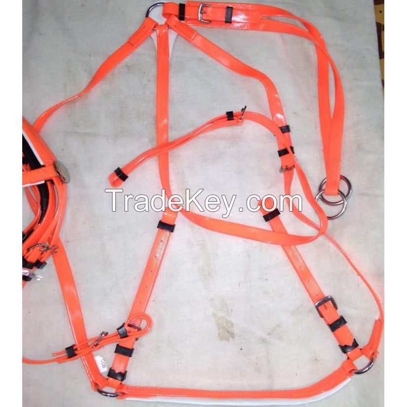 Genuine imported Quality PVC Endurance Breastplate Orange with rust proof fittings