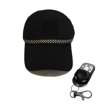 Wireless remote control hat style hidden camera 