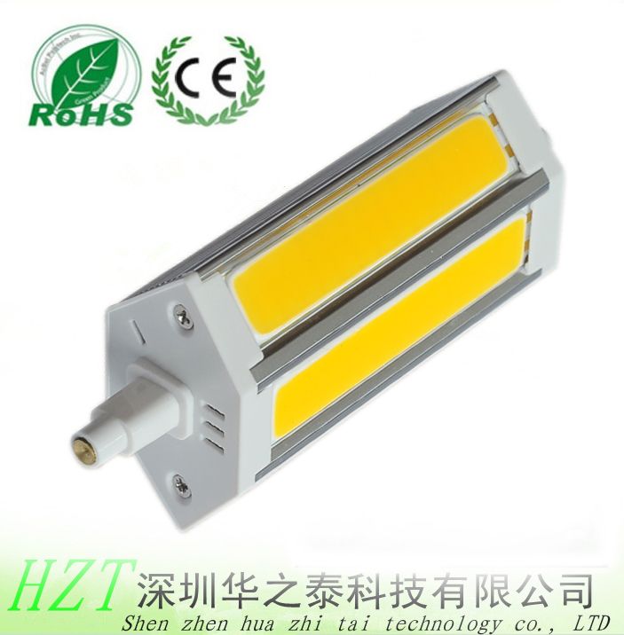 7 w COB light face cross LED R7S lamp