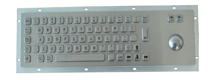 Military Industrial Security Metal keyboard with Trackball for Kiosk ATM Interactive Telecommunication Self-service terminal KMY 299B