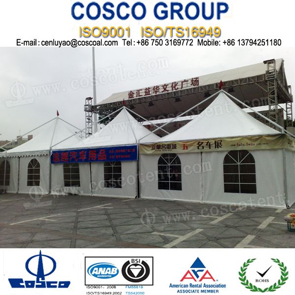 Gazebo tent for exhibition