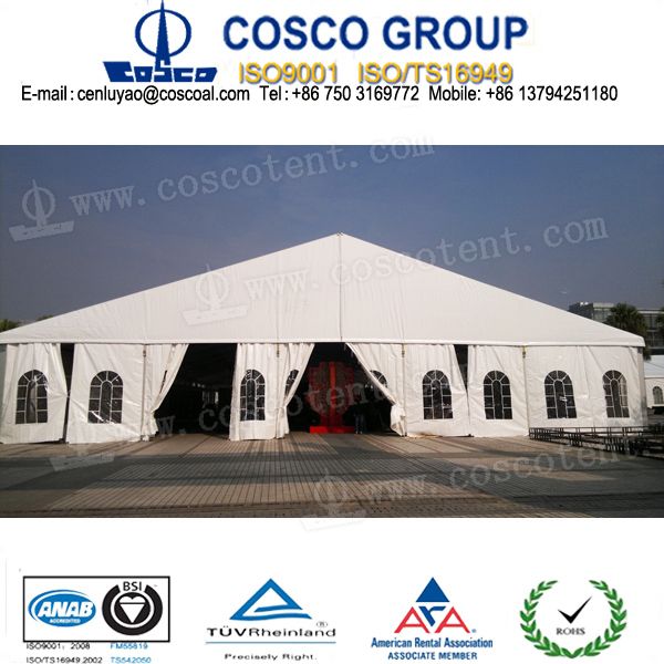 clear span party tent for exhibition