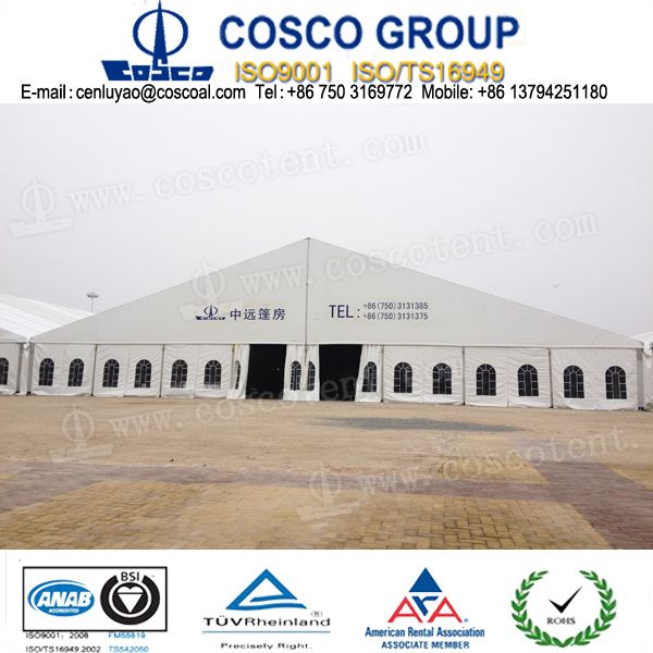 clear span party tent for exhibition