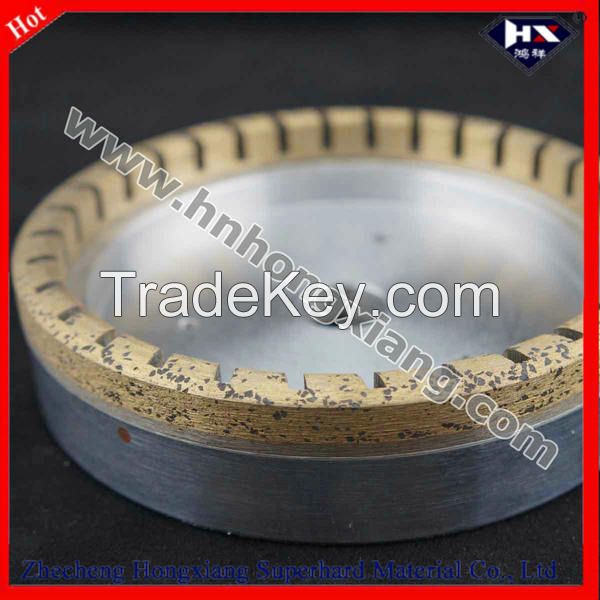 Diamond wheel for glass