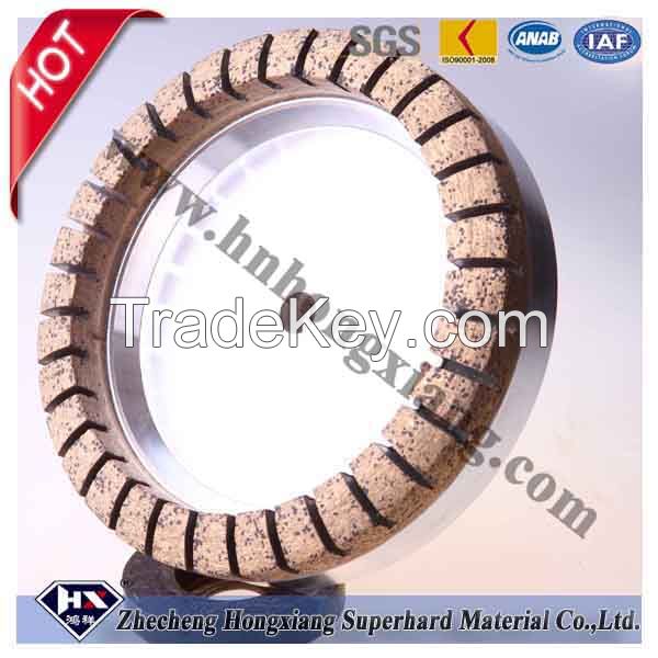 Diamond wheel for glass