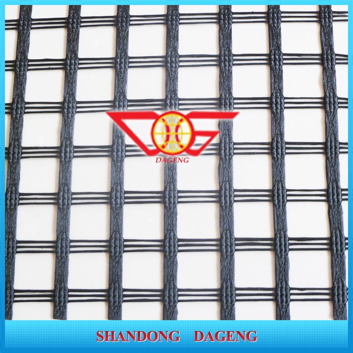 High Tensile Strength Fiberglass Geogrid