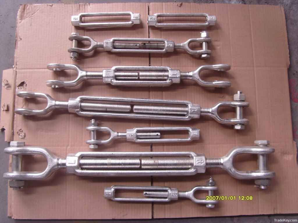 DIN1480 Turnbuckle, Made of Carbon and Stainless Steel