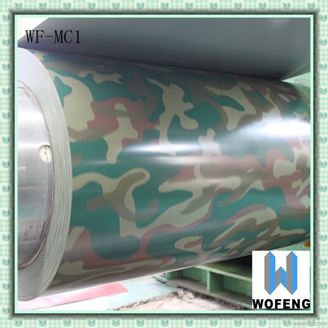 pre-painted army grain ppgi steel coil