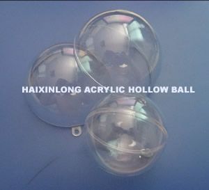 High transparent Acrylic hollow ball for displaying gifts