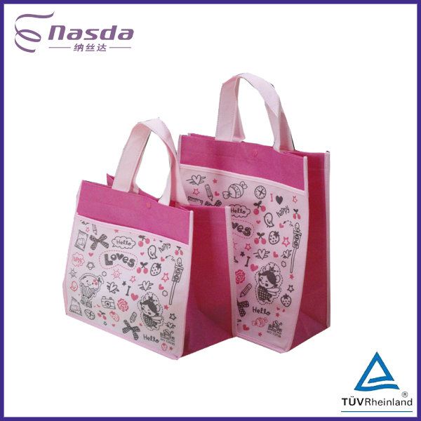 lovely nonwoven shopping bag 