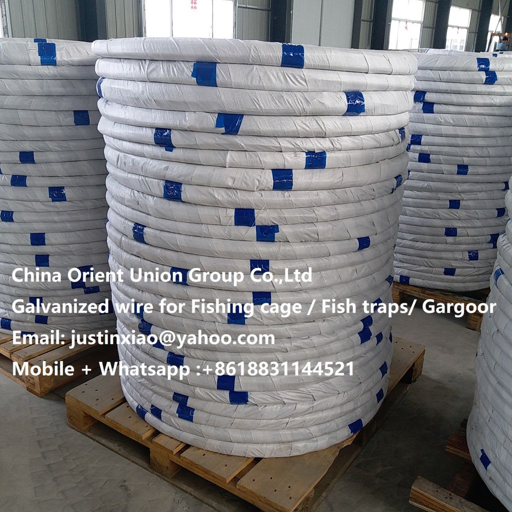 18 guage fish traps galvanized steel wire