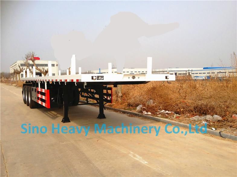 Sell/Buy CHINA 3 AXLE FLAT BED CONTAINER TRAILER Ethiopia/Djibouti/Kenya/Africa