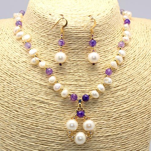 pearl necklace set