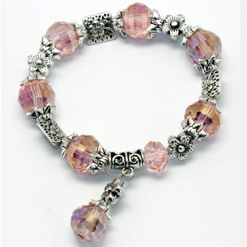 antique crystal stone bracelet