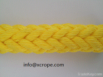 Twelve strand braided ropes