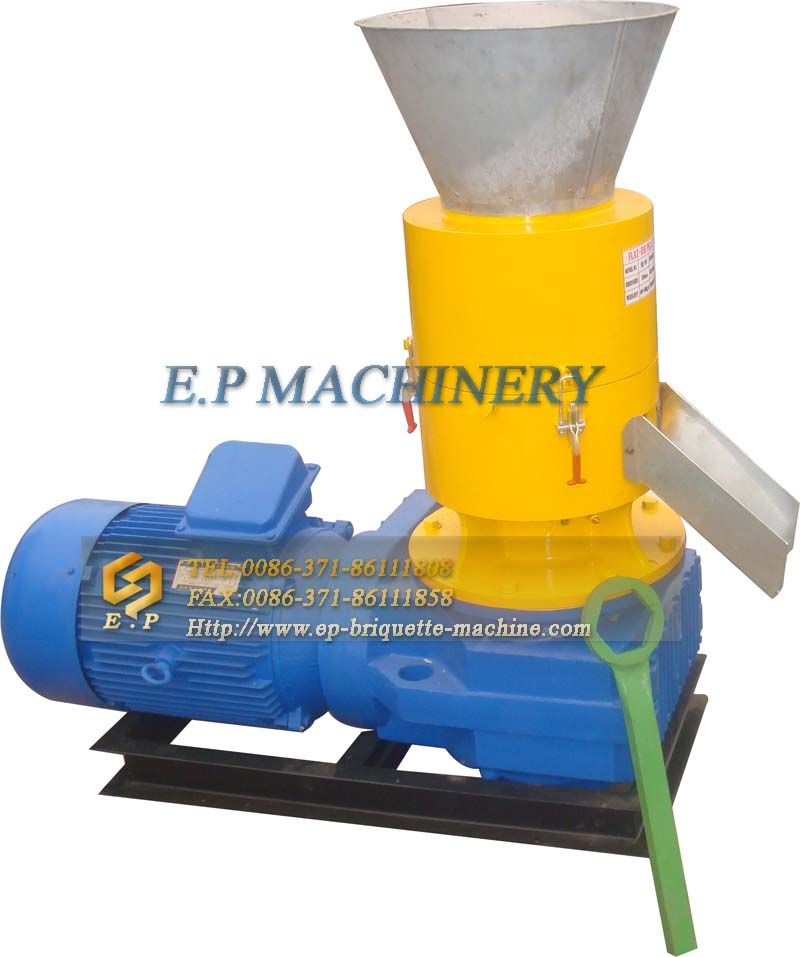 High output and calorific value wood pellet mill
