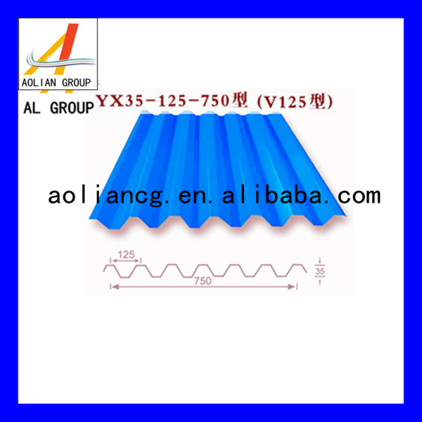 Color steel plate for roofing material