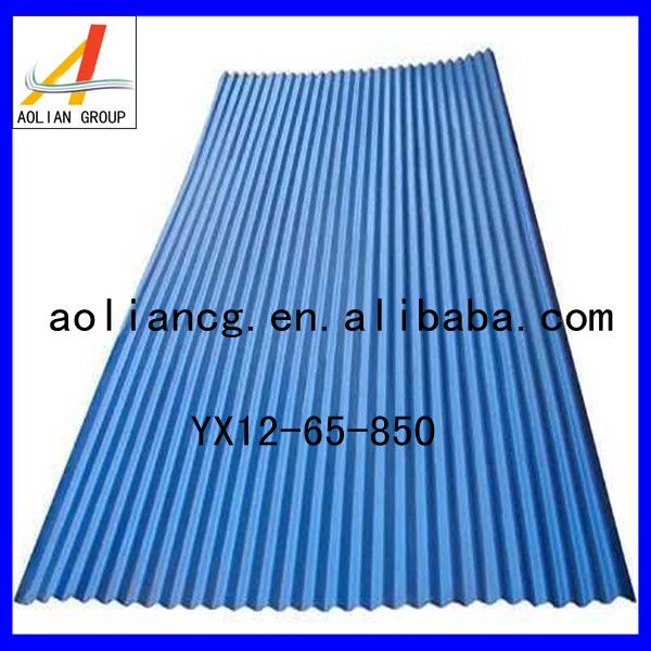 Color steel plate for roofing material