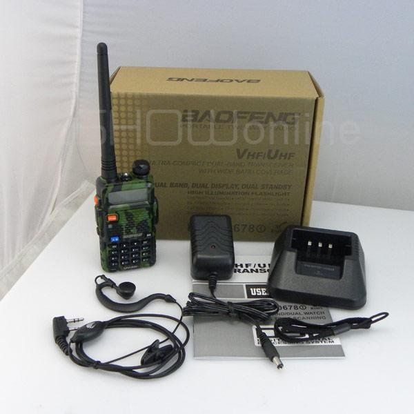 Baofeng VHF/UHF Ham Radio UV-5R ,Dual Band 5W 128CH two way radio walkie talkie interphone