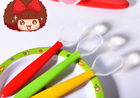 silicone baby spoon , silicone baby iterm 