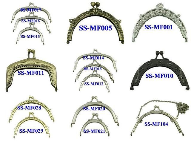 Fashion arched metal purse frame