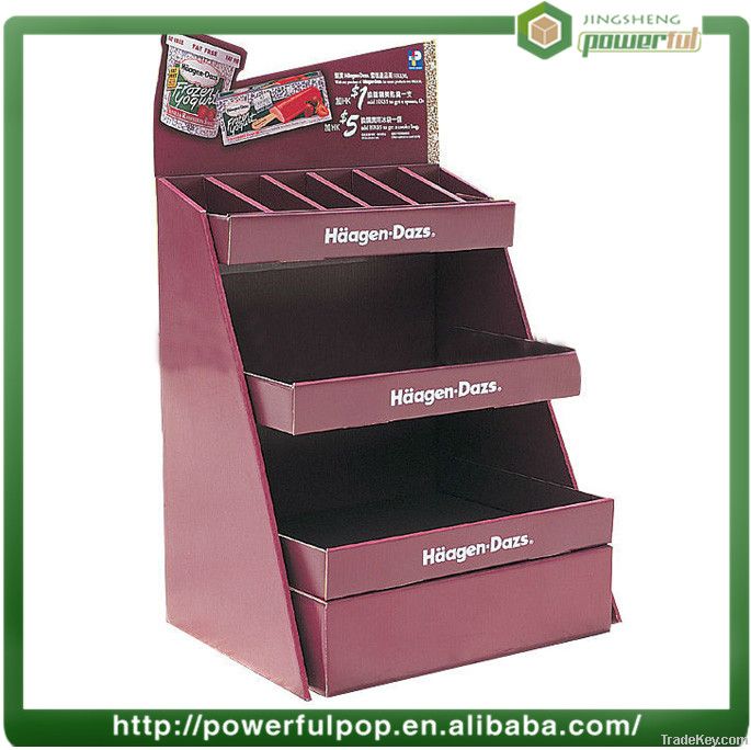 SSW kicthen ware assemble 4 tier cardboard display stand