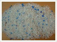 Silica gel cat litter