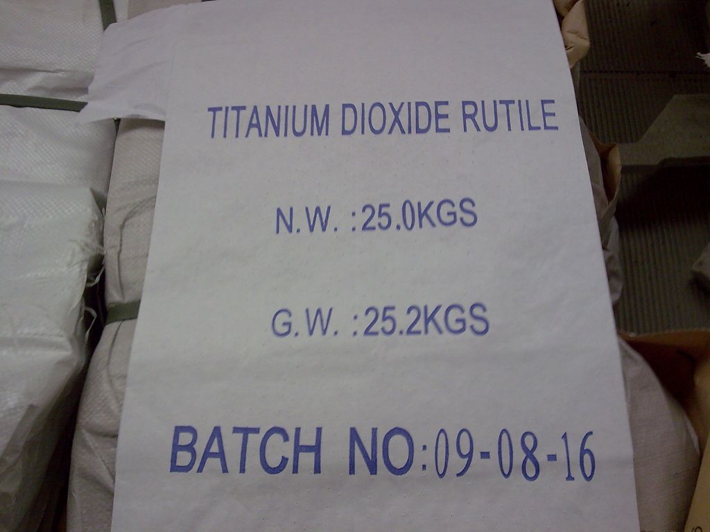 ISO  certificate titanium dioxide Rutile R996