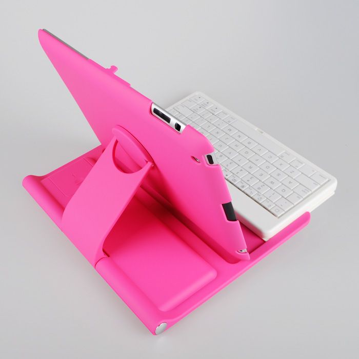 Bluetooth Keyboard Leather Case for Ipad 2/3/4, Model: HK2003-ZJ360