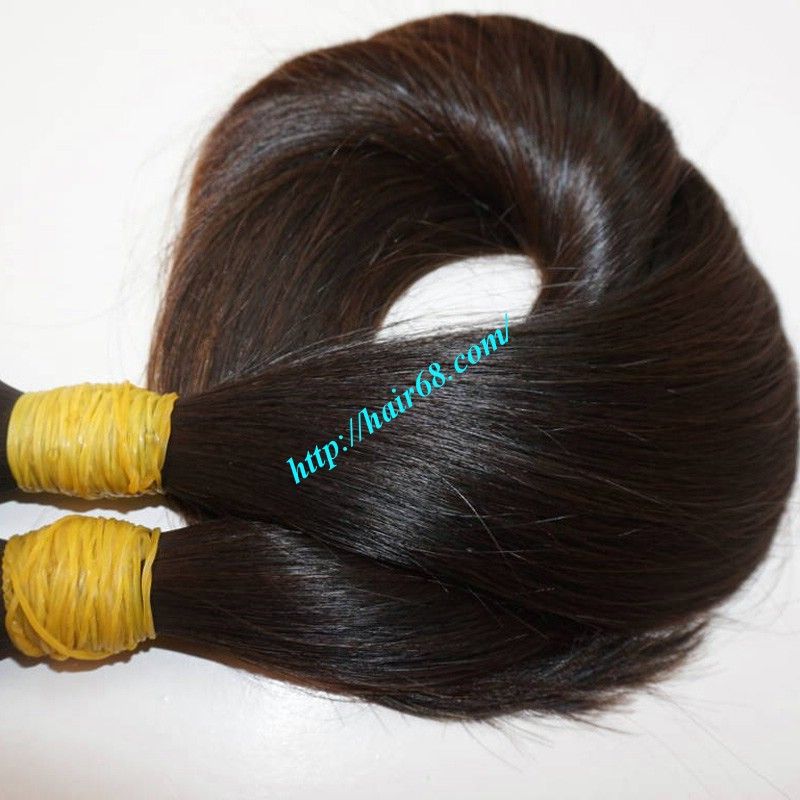 100% Remy HAIR BULK human hair extensions soft &amp; smooth