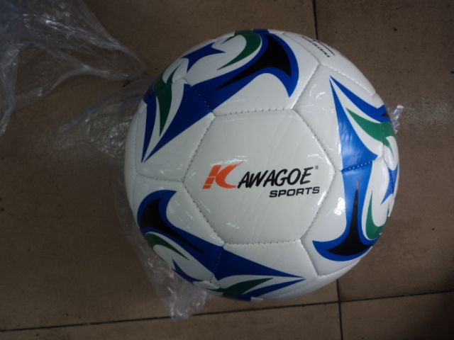 Machine stitched soccer ball