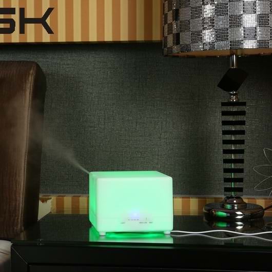 700ml square Ultrasonic aroma diffuser, aromatherapy, humidifier, air purifier