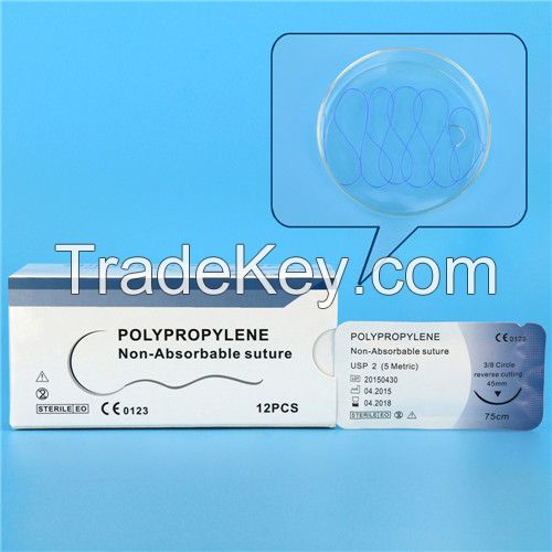 Polypropylene monofilament suture