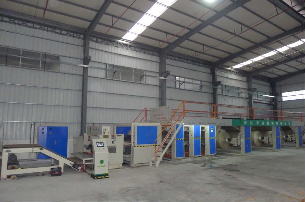 Honeycomb paper core production line