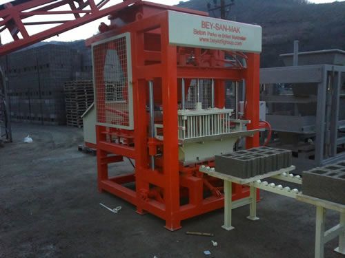 concrete block making machine TURKEY