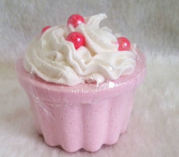 OEM cake cup shaped bath bomb fizzer bath salt