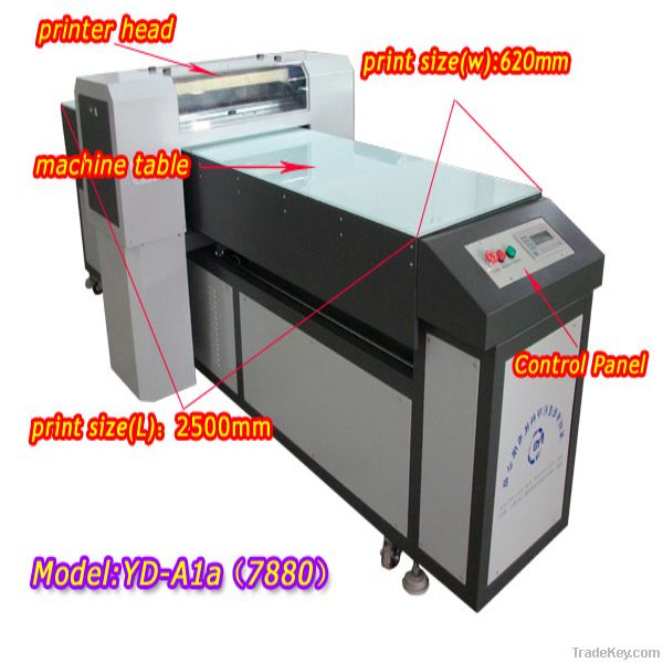 A1 size UV leather belt printing machine, leather straps uv printer