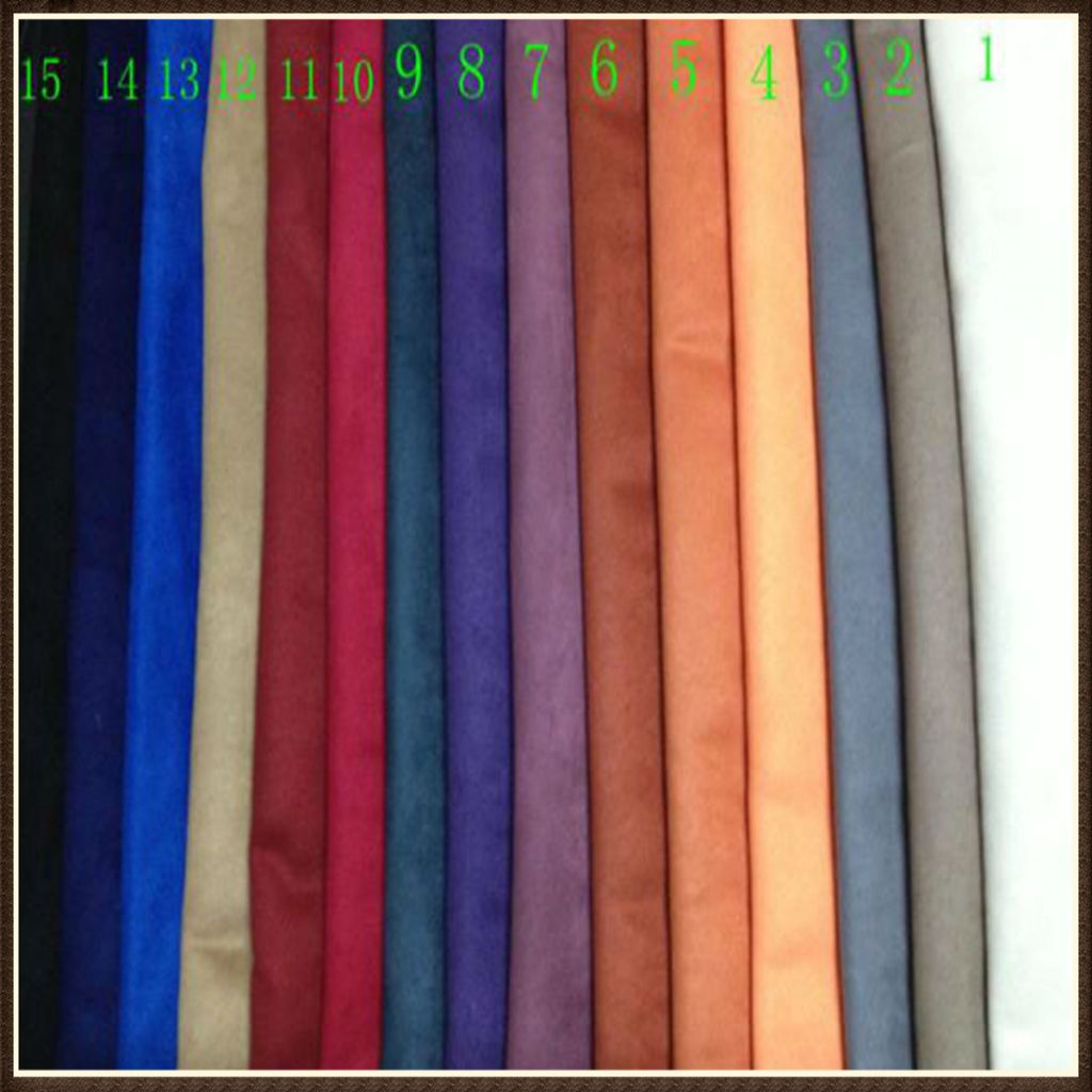 Suede fabric for home textile